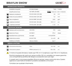 Pavimento in Vinile - Cl. 22 Residenziale moderato con supporto in tessuto - h100 cm