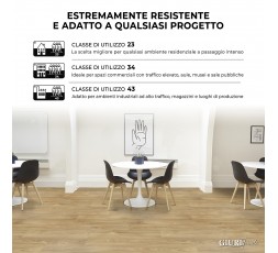 Pavimento in Vinile MAXIMA - Supporto SOLID BAC - Altezza 100 cm