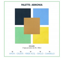 ECOPACK Pannolenci - 5 Ritagli di tessuto di 5 colori diversi - 50x180 cm