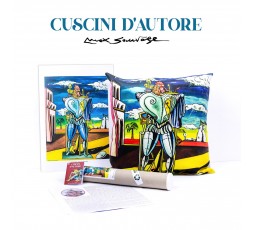 Cuscini d'Autore - Max Sauvage - Federe Cuscini per divano in velluto - 45x45 cm - Serie Limitata