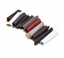 Ritagli di Vera Pelle di Toro e Vitello – Pack da 11 Tagli 23x14 cm – Colori e finiture casuali