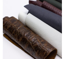 Ritagli di Vera Pelle di Toro e Vitello – Pack da 11 Tagli 23x14 cm – Colori e finiture casuali