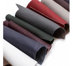 Ritagli di Vera Pelle di Toro e Vitello – Pack da 11 Tagli 23x14 cm – Colori e finiture casuali