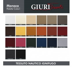 MONACO - Tessuto nautico - PVC spalmato effetto tessuto