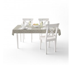 TOVAGLIA in tela CERATA - Misto Cotone, Lavabile, Bordata, Antimacchia