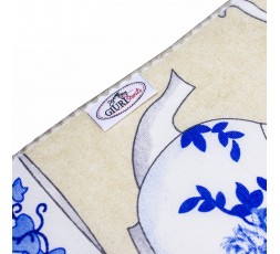 TOVAGLIA in tela CERATA - Misto Cotone, Lavabile, Bordata, Antimacchia