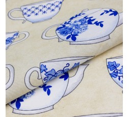 TOVAGLIA in tela CERATA - Misto Cotone, Lavabile, Bordata, Antimacchia