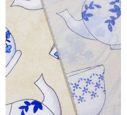 TOVAGLIA in tela CERATA - Misto Cotone, Lavabile, Bordata, Antimacchia