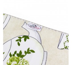 TOVAGLIA in tela CERATA - Misto Cotone, Lavabile, Bordata, Antimacchia