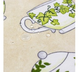 TOVAGLIA in tela CERATA - Misto Cotone, Lavabile, Bordata, Antimacchia