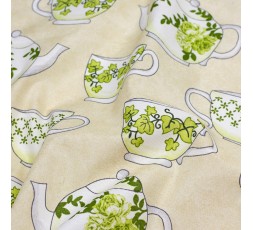 TOVAGLIA in tela CERATA - Misto Cotone, Lavabile, Bordata, Antimacchia