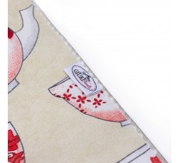 TOVAGLIA in tela CERATA - Misto Cotone, Lavabile, Bordata, Antimacchia