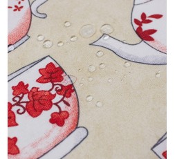 TOVAGLIA in tela CERATA - Misto Cotone, Lavabile, Bordata, Antimacchia