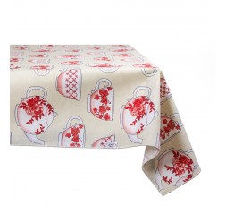 TOVAGLIA in tela CERATA - Misto Cotone, Lavabile, Bordata, Antimacchia