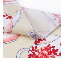 TOVAGLIA in tela CERATA - Misto Cotone, Lavabile, Bordata, Antimacchia