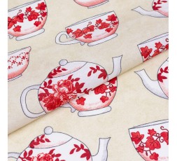 TOVAGLIA in tela CERATA - Misto Cotone, Lavabile, Bordata, Antimacchia