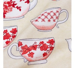 TOVAGLIA in tela CERATA - Misto Cotone, Lavabile, Bordata, Antimacchia