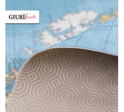 MOLLY GEO - Proteggi Tavolo Fantasia cartina geografica