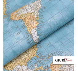 MOLLY GEO - Proteggi Tavolo Fantasia cartina geografica