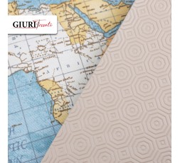 MOLLY GEO - Proteggi Tavolo Fantasia cartina geografica