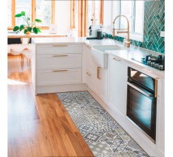 VINYL - PASSATOIA per Cucina in Vinile - Larghezza 50 cm - Tappeto Runner Lavabile e Antimacchia in PVC