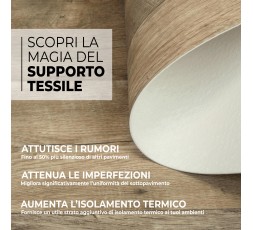 Pavimento in Vinile - Supporto in Tessuto Insonorizzante - Larghezza 100 cm