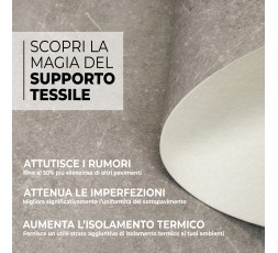 Pavimento in Vinile - Supporto in Tessuto Insonorizzante - Larghezza 100 cm