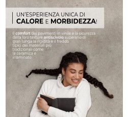 Pavimento in Vinile - Supporto in Tessuto Insonorizzante - Larghezza 100 cm