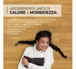 Pavimento in Vinile - Supporto in Tessuto Insonorizzante - Larghezza 100 cm