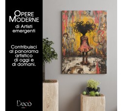 Giuri Tessuti Decò -  Arte su tela di Similpelle