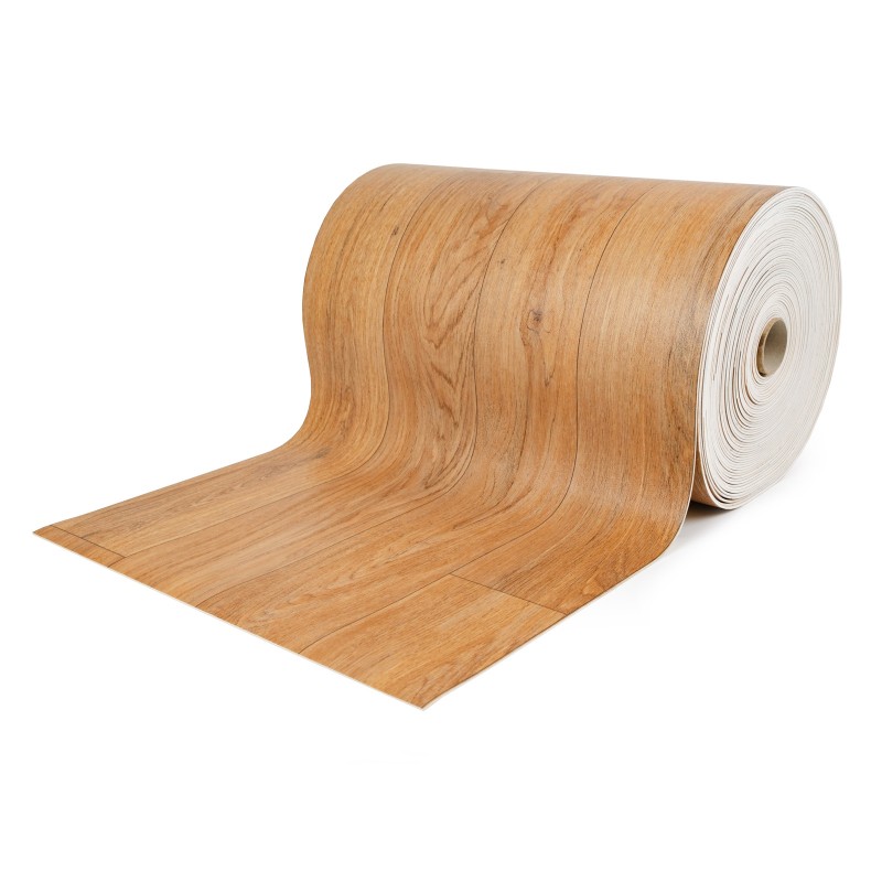 Tappeto per Cucina o Bagno Effetto Parquet - Spessore 2mm - Larghezza 50 cm