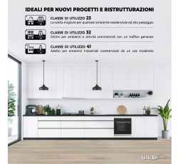 Pavimento in Vinile Prestige - Supporto in Tessuto Insonorizzante - Larghezza 200 cm