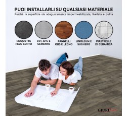 Pavimento in Vinile Prestige - Supporto in Tessuto Insonorizzante - Larghezza 200 cm