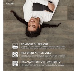 Pavimento in Vinile Prestige - Supporto in Tessuto Insonorizzante - Larghezza 200 cm