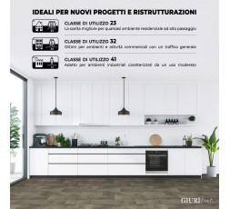Pavimento in Vinile Prestige - Supporto in Tessuto Insonorizzante - Larghezza 200 cm