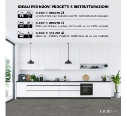 Pavimento in Vinile Prestige - Supporto in Tessuto Insonorizzante - Larghezza 200 cm