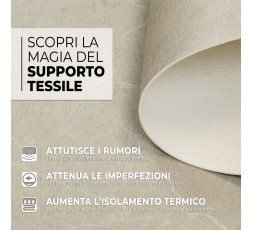 Pavimento in Vinile Prestige - Supporto in Tessuto Insonorizzante - Larghezza 200 cm