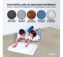 Pavimento in Vinile Prestige - Supporto in Tessuto Insonorizzante - Larghezza 200 cm