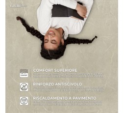 Pavimento in Vinile Prestige - Supporto in Tessuto Insonorizzante - Larghezza 200 cm