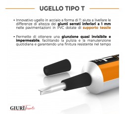 Adesivo sigillante a freddo per giunti pavimenti e rivestimenti in PVC