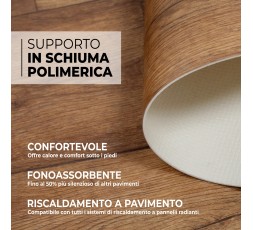Pavimento in Vinile - Supporto in Schiuma ad alta resilienza - Larghezza 100 cm