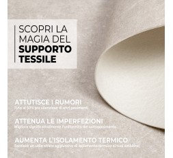 Pavimento in Vinile - Supporto in Tessuto Insonorizzante - Larghezza 100 cm