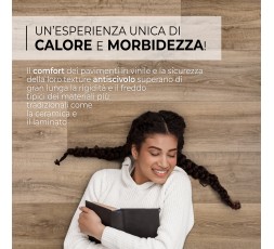 Pavimento in Vinile - Supporto in Tessuto Insonorizzante - Larghezza 100 cm