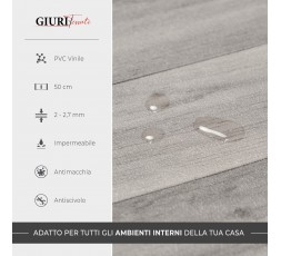 VINYL 60 - PASSATOIA per Cucina in Vinile - Larghezza 60 cm - Tappeto Runner Lavabile e Antimacchia in PVC
