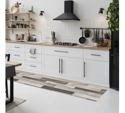 VINYL 60 - PASSATOIA per Cucina in Vinile - Larghezza 60 cm - Tappeto Runner Lavabile e Antimacchia in PVC