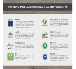 WOODYL - PASSATOIA per Cucina in Vinile - Larghezza 50 cm - Tappeto Runner Lavabile in PVC Effetto Legno Parquet