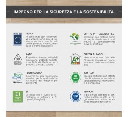 WOODYL - PASSATOIA per Cucina in Vinile - Larghezza 50 cm - Tappeto Runner Lavabile in PVC Effetto Legno Parquet