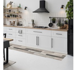 WOODYL - PASSATOIA per Cucina in Vinile - Larghezza 50 cm - Tappeto Runner Lavabile in PVC Effetto Legno Parquet