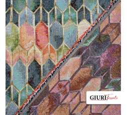 Tessuto Gobelin Jacquard altezza 280 cm - Stained Glass