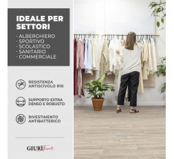 Pavimento in Vinile MAXIMA - Supporto SOLID BAC - Altezza 100 cm